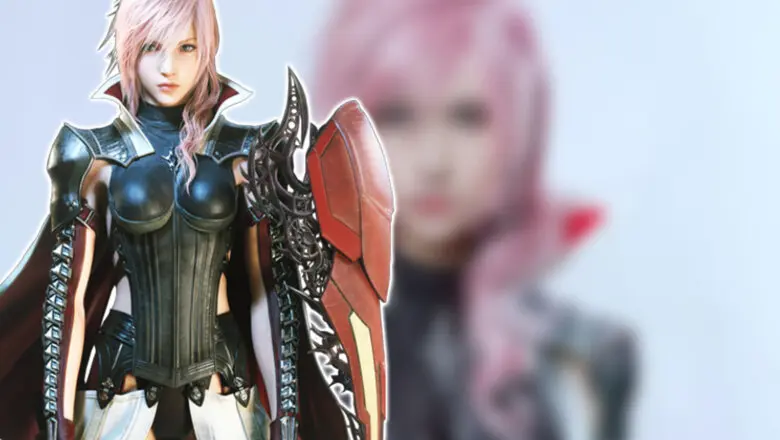 El cosplay de uno de los personajes de Final Fantasy