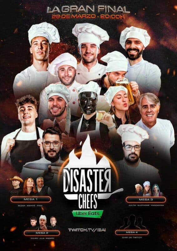 cartel Disaster Chefs la gran final
