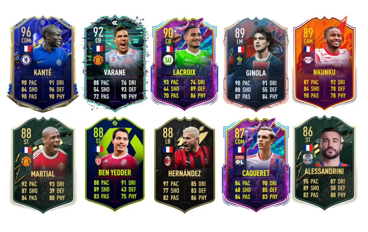 Links naranjas de Camavinga Fantasy FUT FIFA 22 Ultimate Team