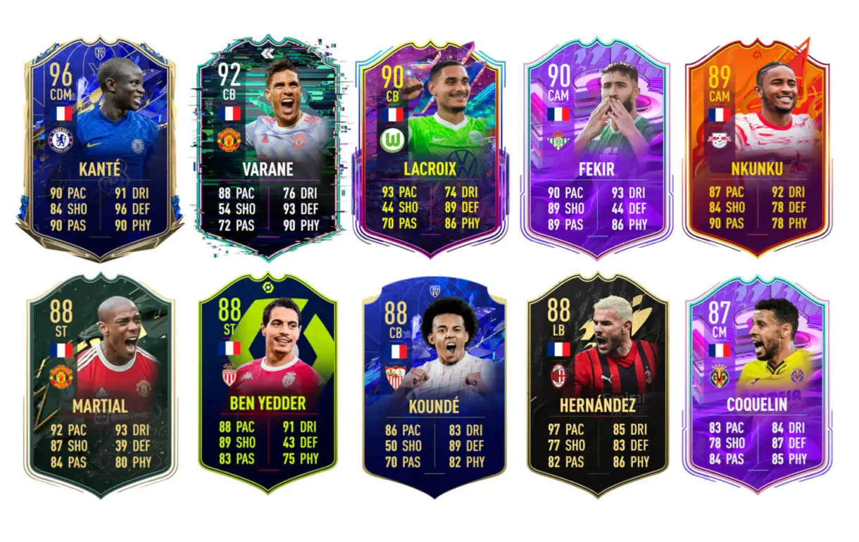 Links naranjas Mbappé POTM Ligue 1 FIFA 22 Ultimate Team