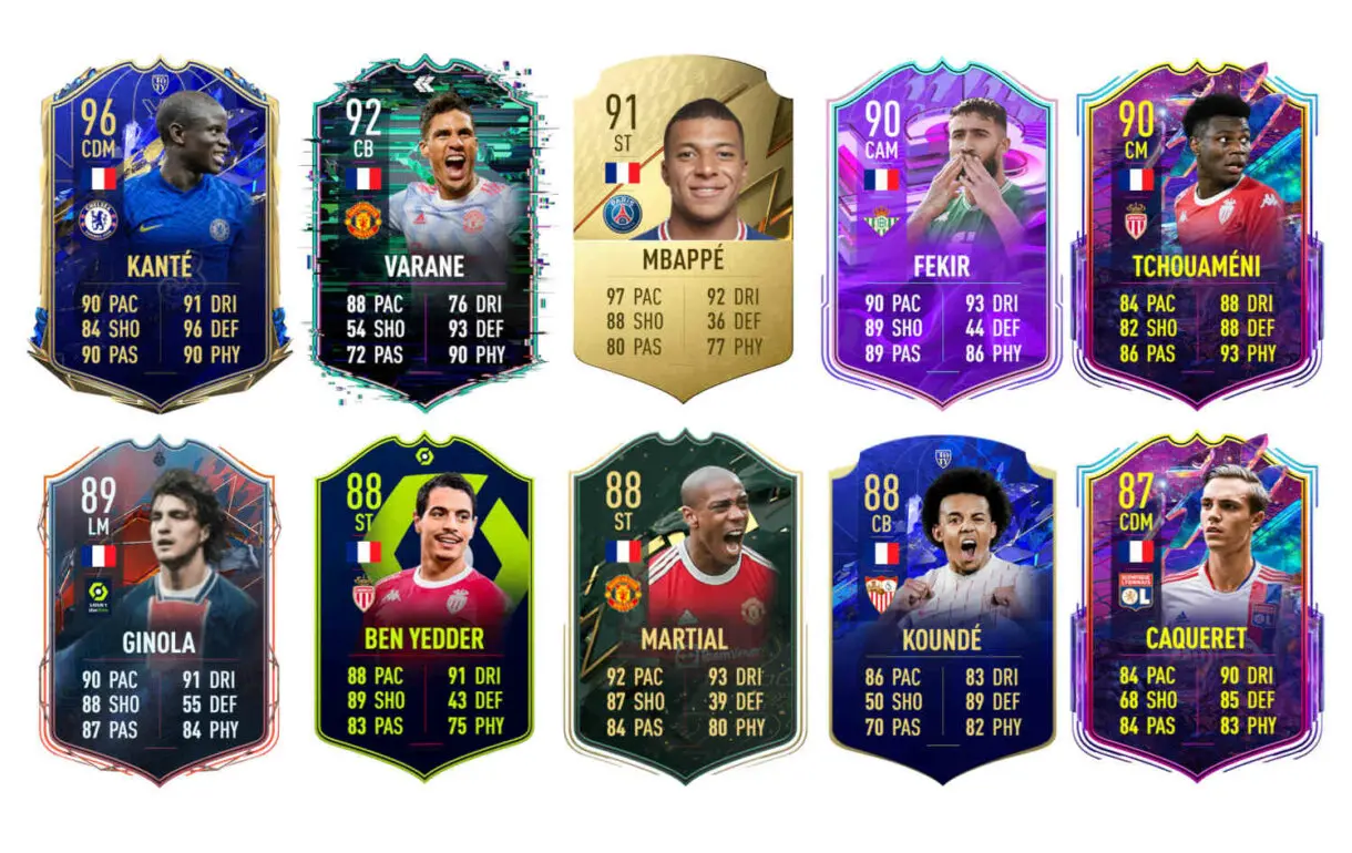 Links naranjas Francia Christopher Nkunku POTM Bundesliga FIFA 22 Ultimate Team