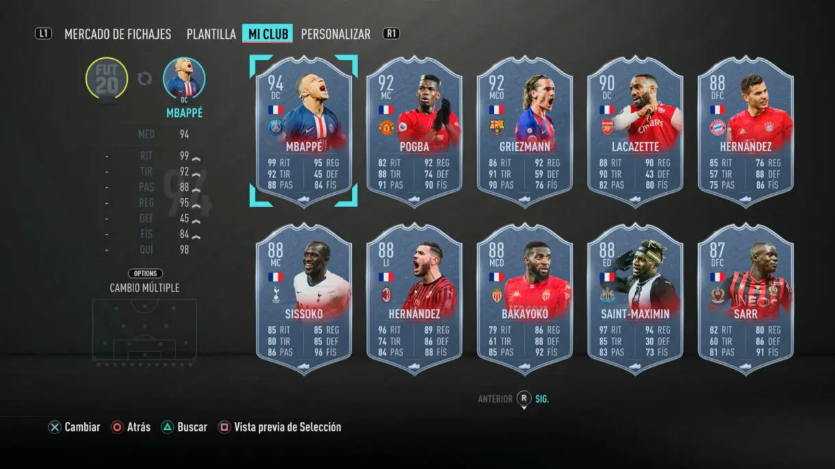fut birthday francia fifa 20 ejemplo links mathieu tots
