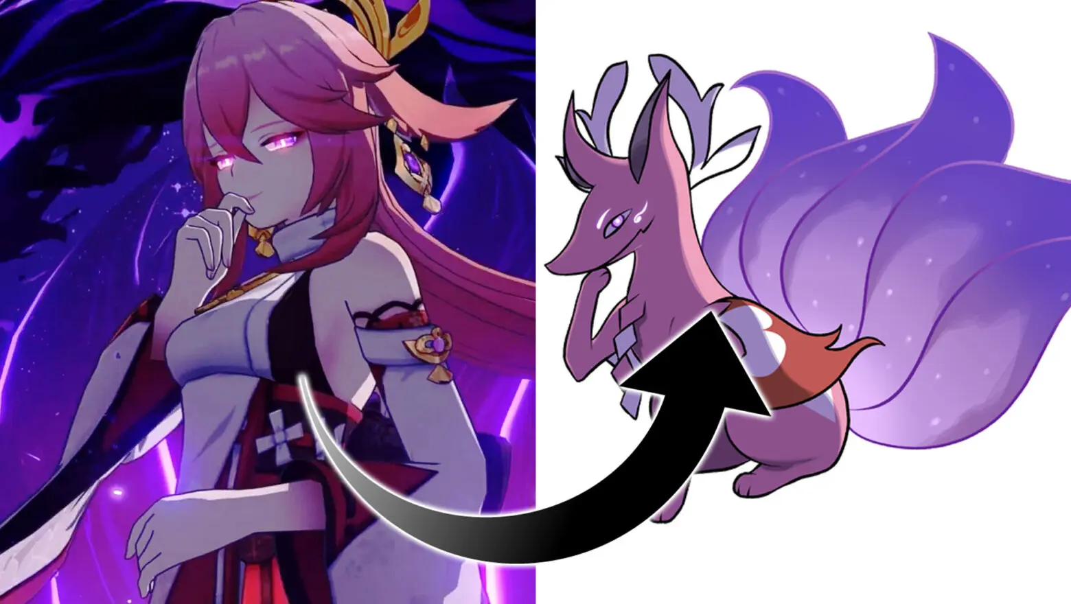 Personajes de Genshin Impact como Pokémon