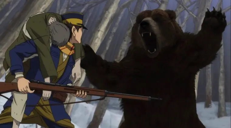 Imagen de Golden Kamuy: ¿Por qué los osos del anime tienen un CGI tan extraño?