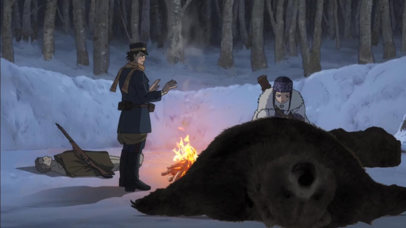 Golden Kamuy: ¿Por qué los osos del anime tienen un CGI tan extraño?