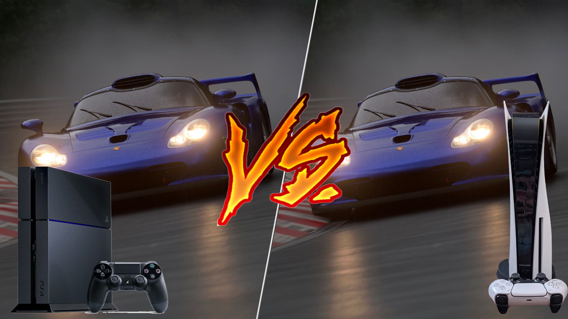 Comparan los gráficos y el rendimiento de Gran Turismo 7 en PS4