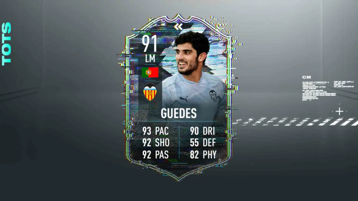 Hipotética carta Guedes Flashback FIFA 21 Ultimate Team 