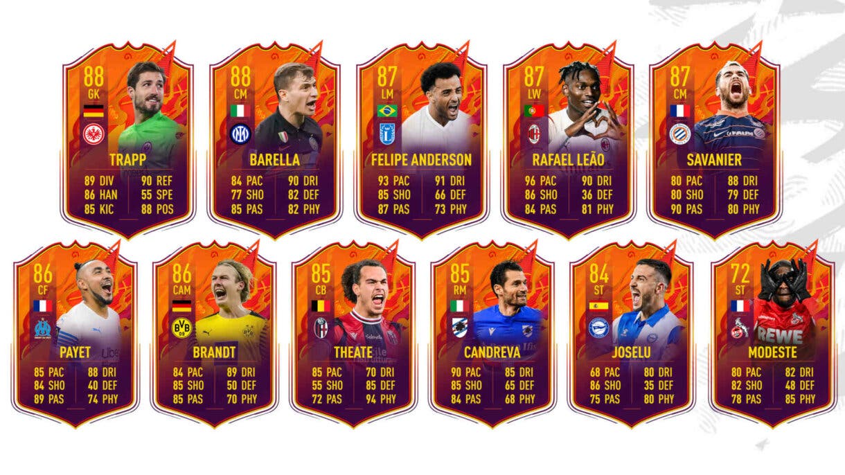 Cartas Headliners que sin ninguna victoria FIFA 22 Ultimate Team