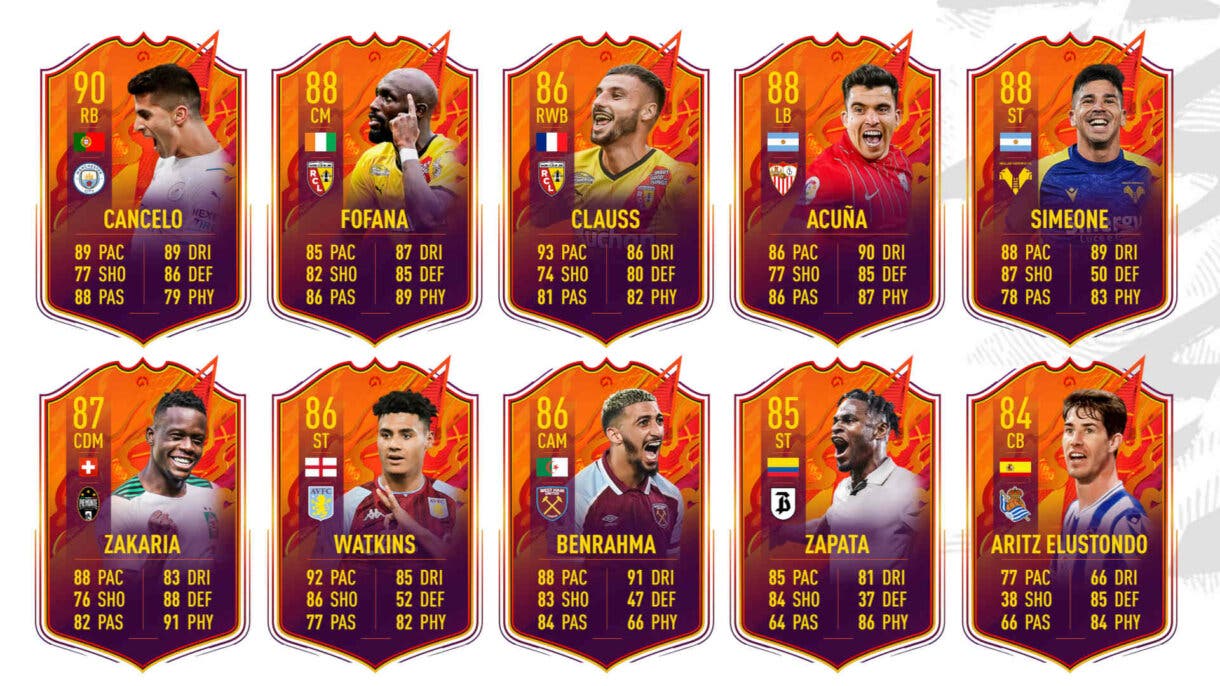 Cartas Headliners que han ganado el último partido liguero FIFA 22 Ultimate Team