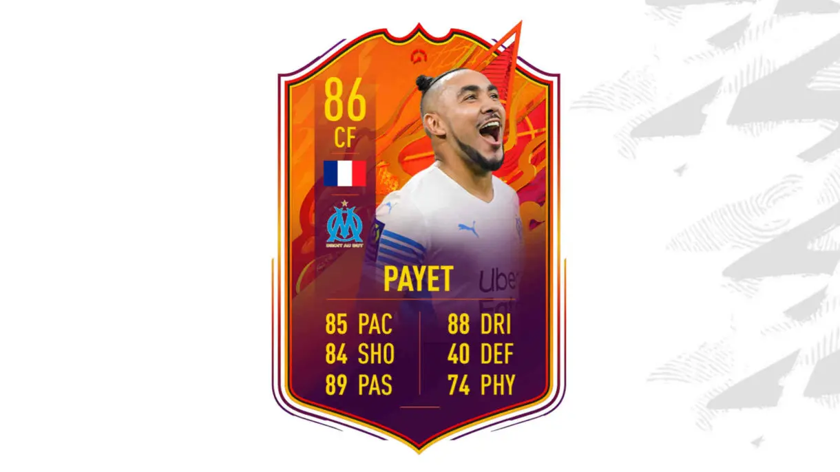 Carta Headliners con dos victorias ligueras (Payet) FIFA 22 Ultimate Team