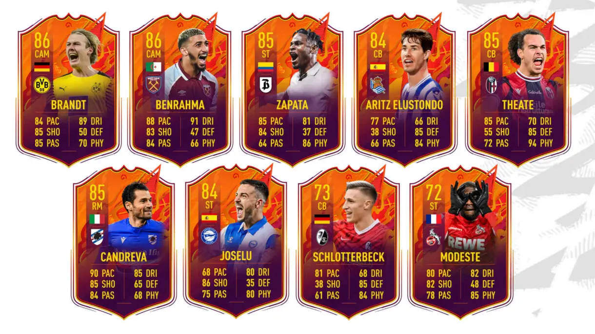 Cartas Headliners sin victorias (segunda parte) FIFA 22 Ultimate Team