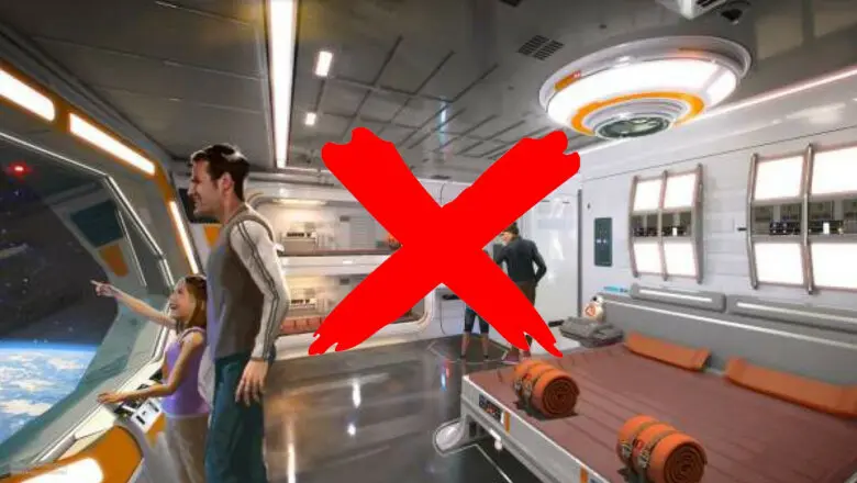 Una imagen del hotel de Star Wars en Disney World