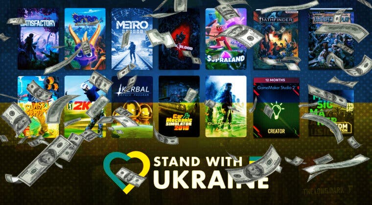 Imagen de Humble Bundle recauda casi 10 millones de dólares para Ucrania con su paquete 'Stand with Ukraine'