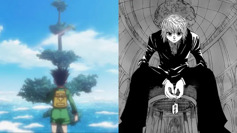 hunter x hunter manga y anime
