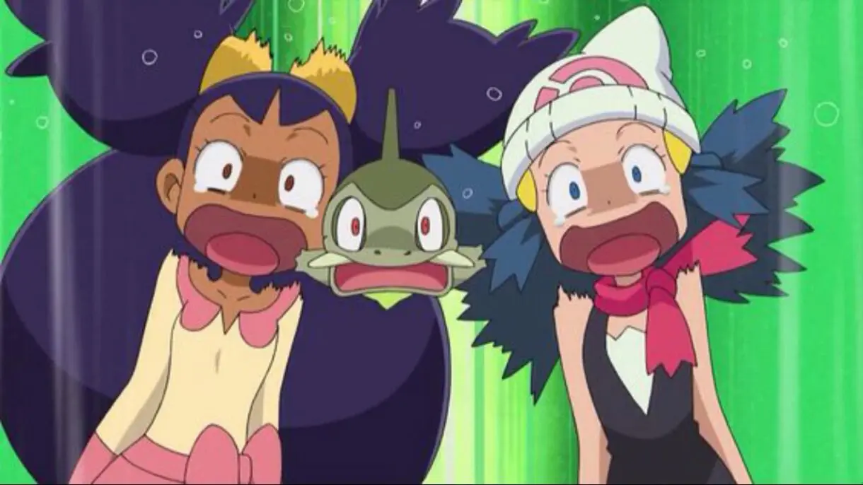 Iris y Maya anime de Pokemon