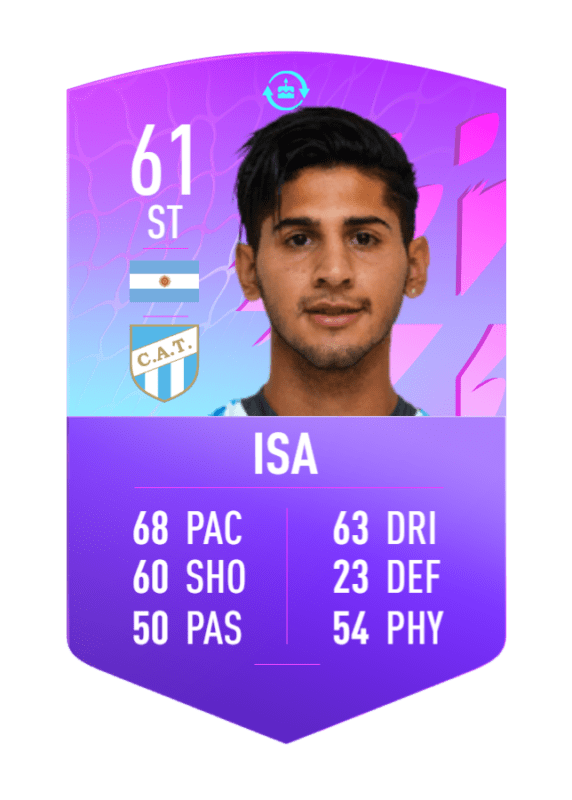 Carta Isa token FUT Birthday FIFA 22 Ultimate Team