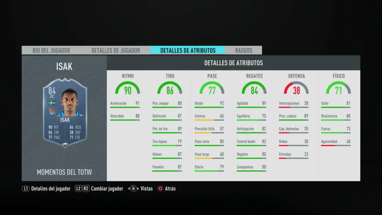 isak tots moments link naranja quaison tots moments fifa 20
