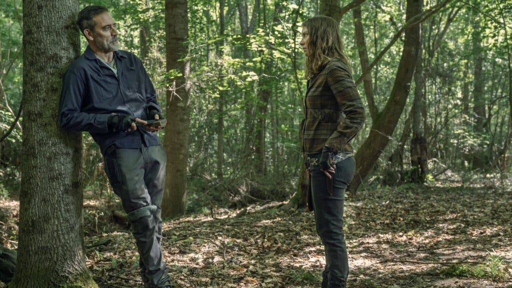Negan y Maggie en una imagen de The Walking Dead