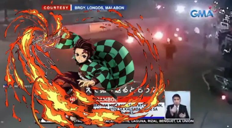 Imagen de Kimetsu no Yaiba: Una pelea callejera en Filipinas se convierte en... el Hinokami Kagura