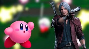 Imagen de La demo de Kirby y la tierra olvidada recibe un mod que convierte a la bolita rosa en Dante de Devil May Cry