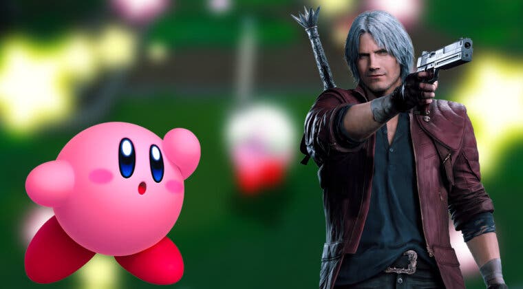 Imagen de La demo de Kirby y la tierra olvidada recibe un mod que convierte a la bolita rosa en Dante de Devil May Cry