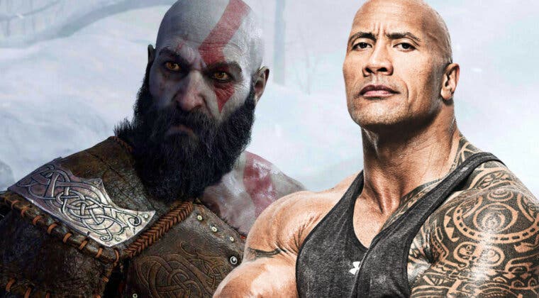 Imagen de ¿Cómo sería Dwayne Johnson si interpretase a Kratos en la serie de God of War? Flipa con este fan art