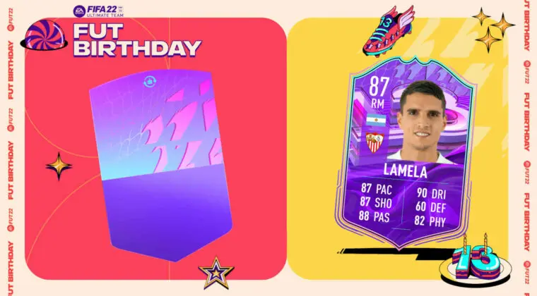 Imagen de FIFA 22: Erik Lamela FUT Birthday es la nueva carta gratuita e incluye un token. Estos son sus números