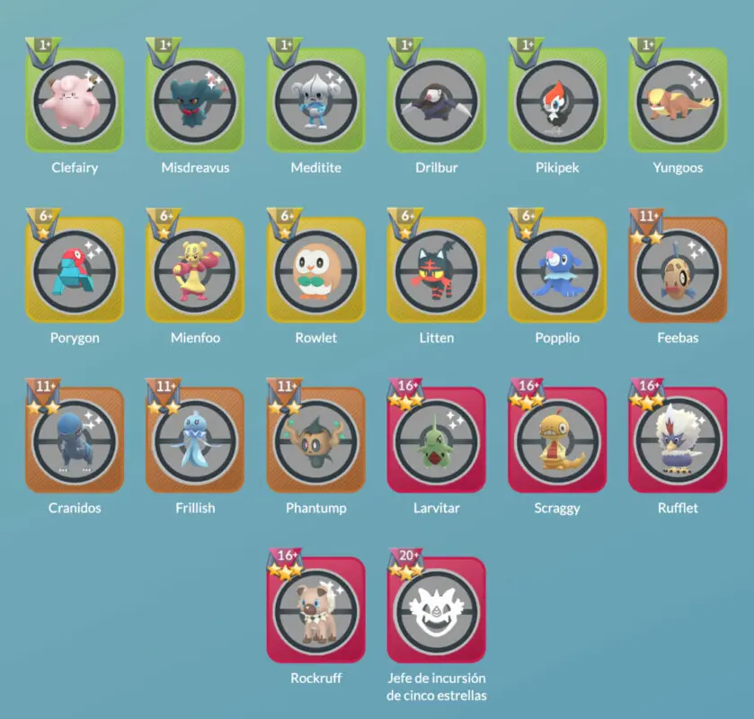 Liga Combates GO Pokemon Temporada interludio