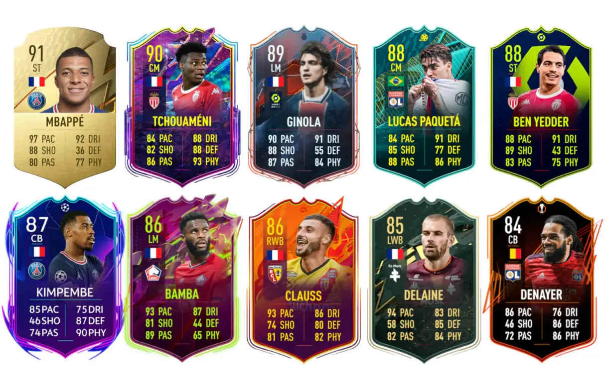 Links verdes Tanguy Ndombélé FUT Birthday FIFA 22 Ultimate Team