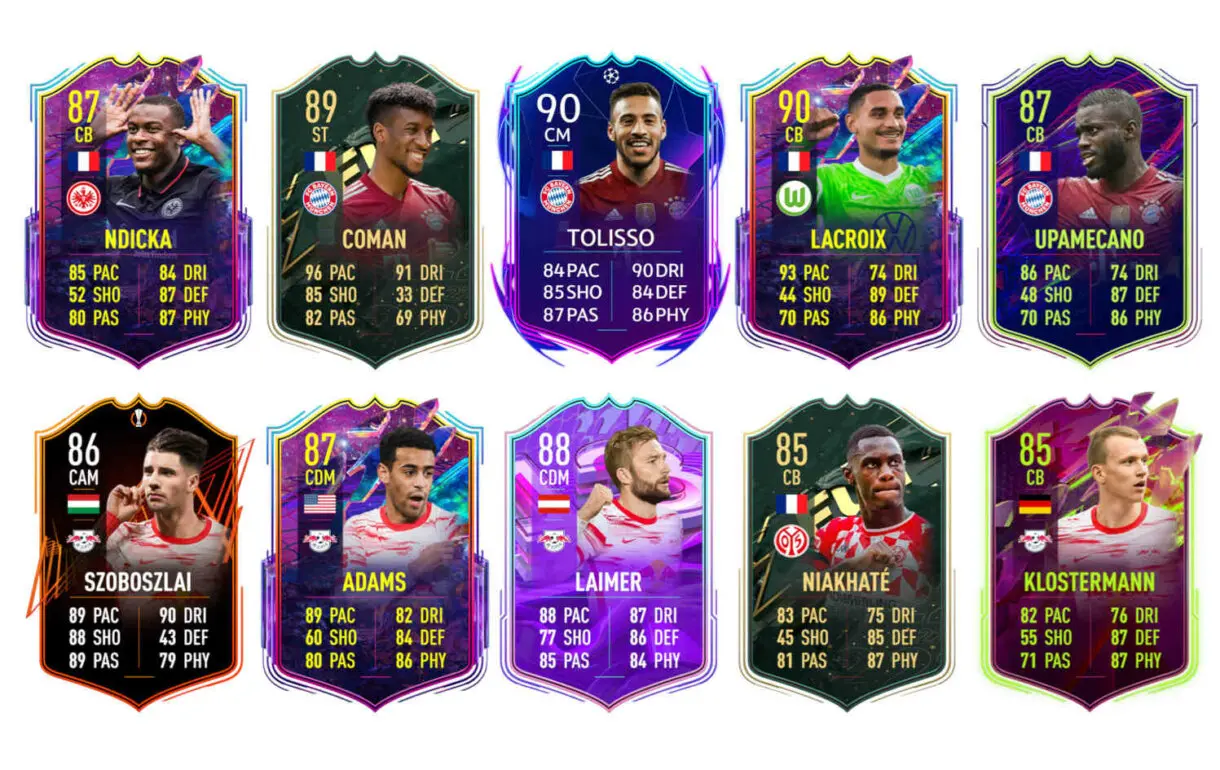 Links verdes Christopher Nkunku POTM Bundesliga FIFA 22 Ultimate Team