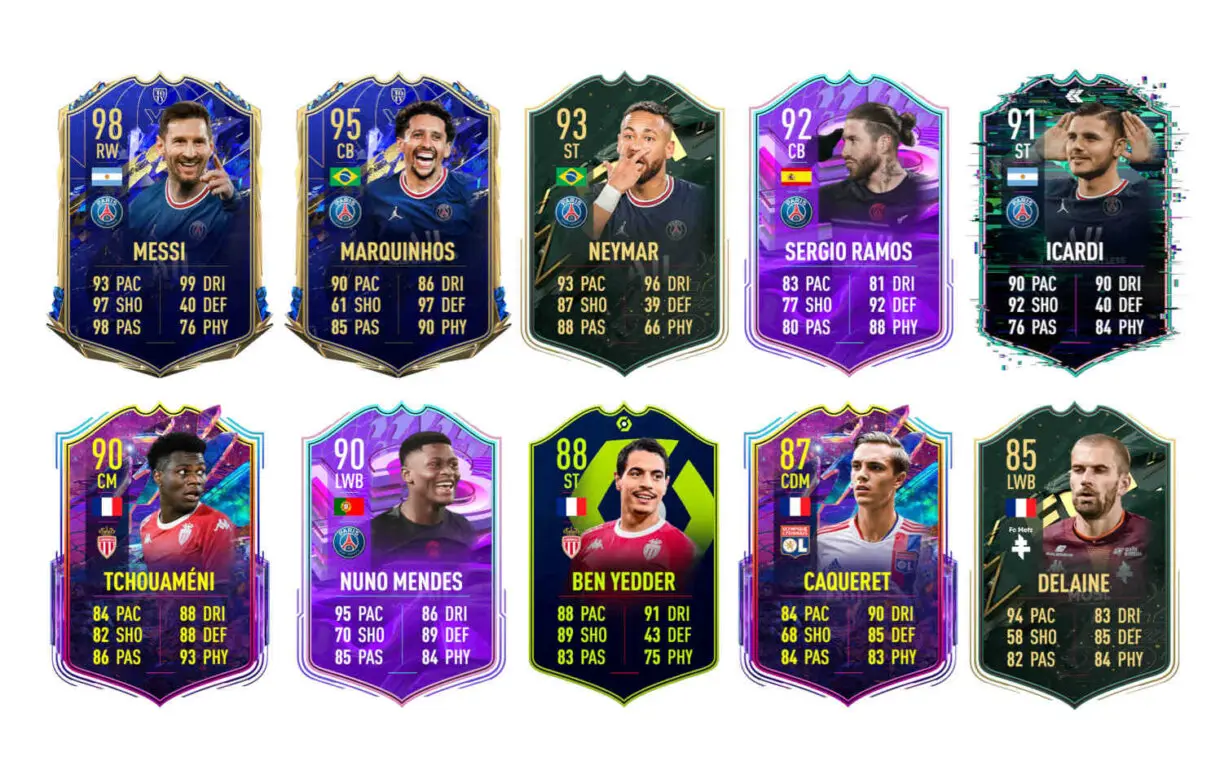 Links verdes Mbappé POTM Ligue 1 FIFA 22 Ultimate Team
