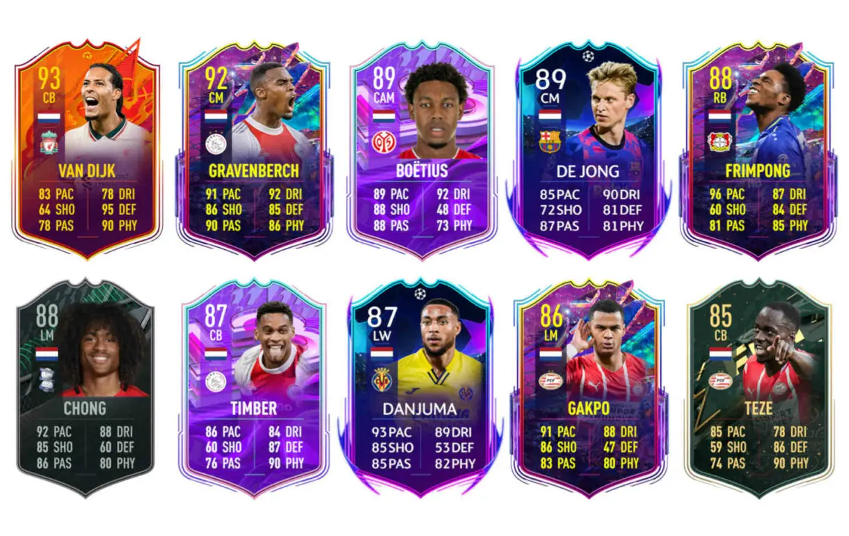 Links naranjas Países Bajos Stefan de Vrij FUT Birthday FIFA 22 Ultimate Team