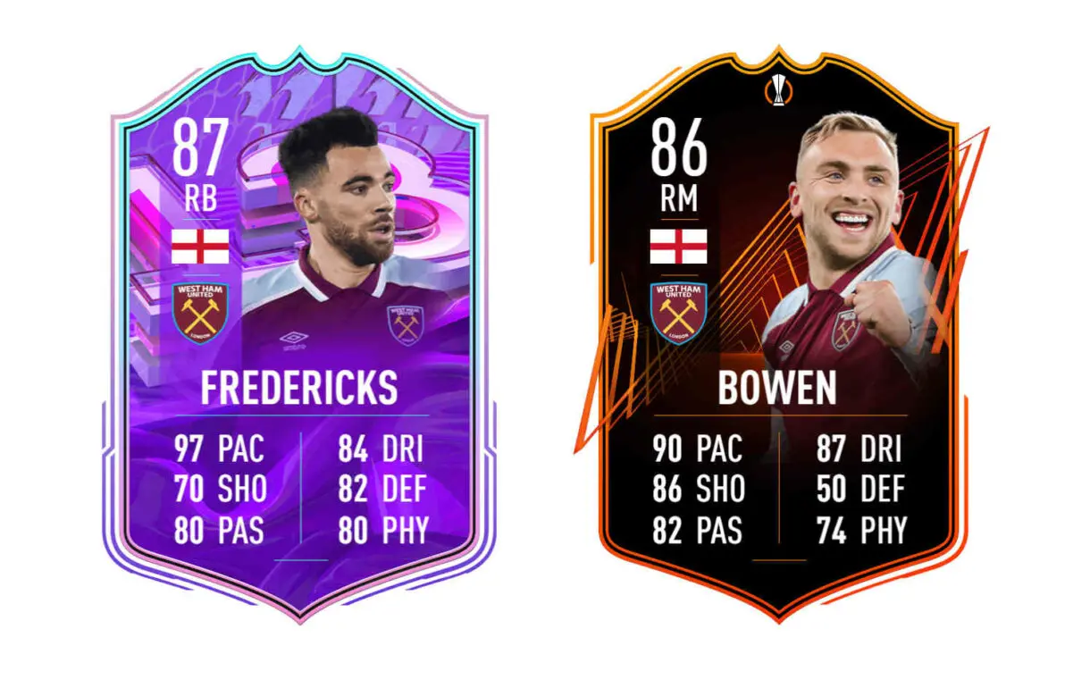 Links perfectos Declan Rice FUT Birthday FIFA 22 Ultimate Team
