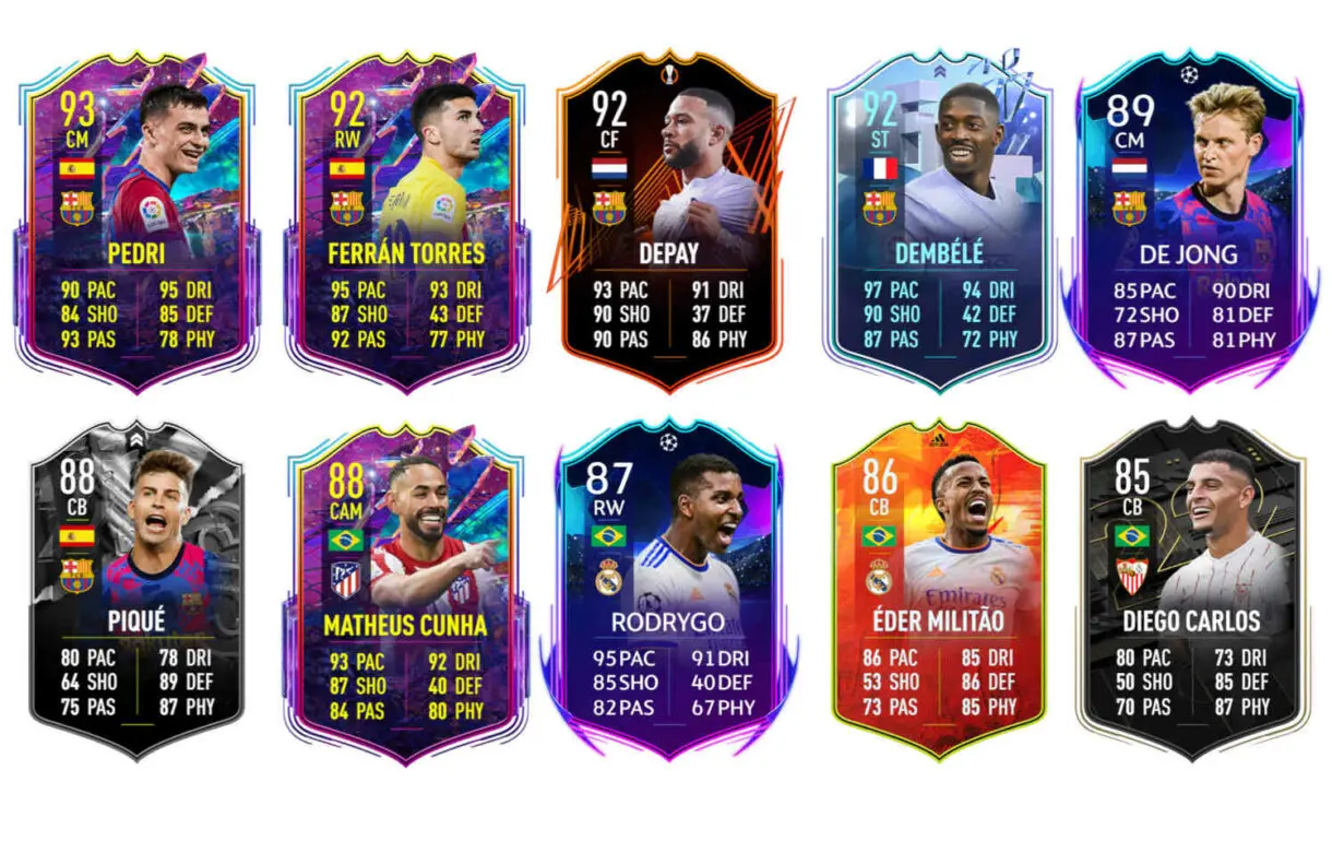 Links verdes Dani Alves FUT Birthday FIFA 22 Ultimate Team