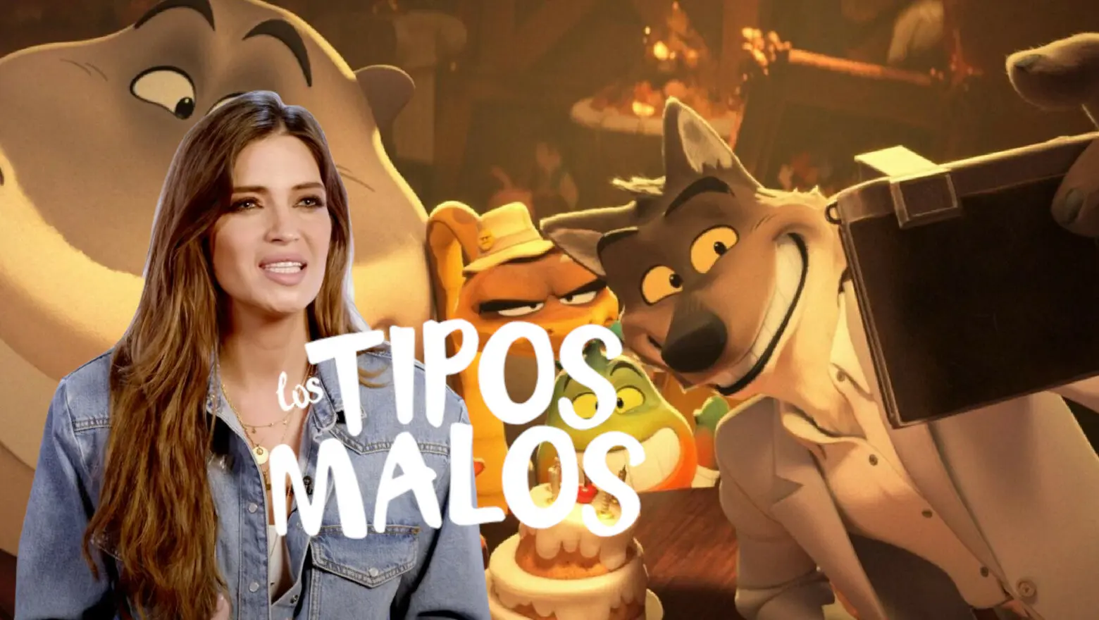 Sara Carbonero, en el doblaje de Los tipos malos