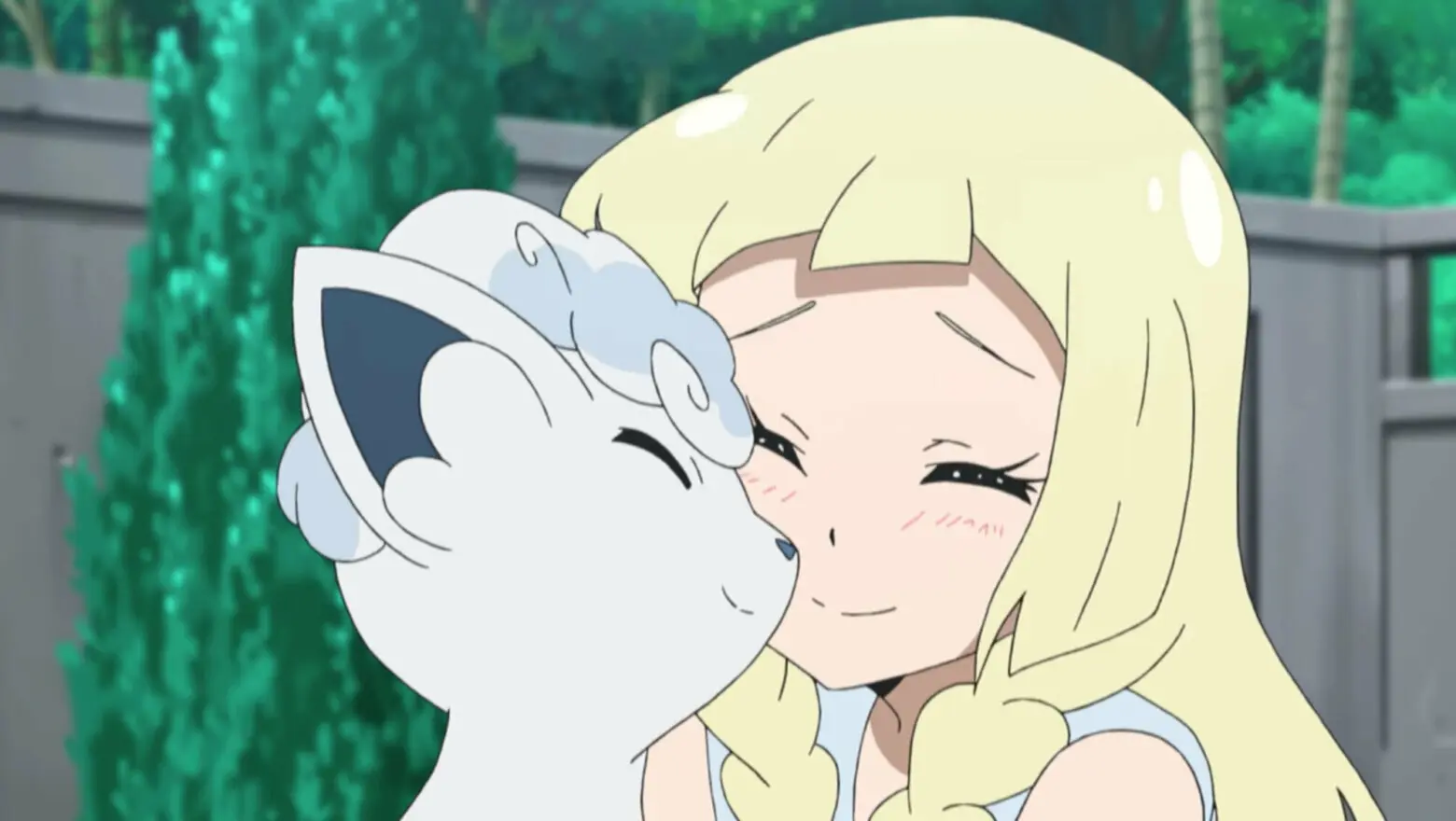 Lylia y Nivi anime de Pokemon