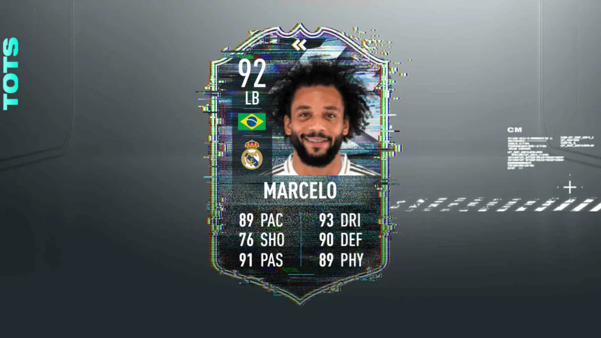Hipotética carta Marcelo Flashback FIFA 21 Ultimate Team 