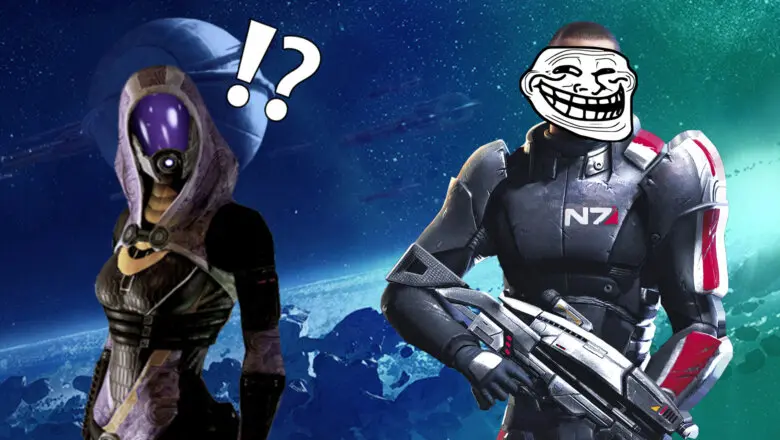 Un momento raro en Mass Effect