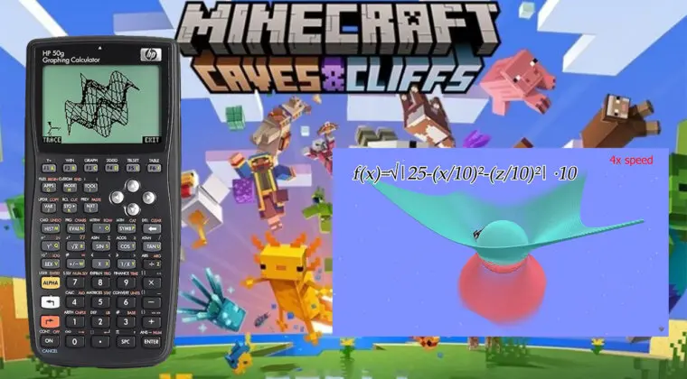 Imagen de Un jugador de Minecraft crea esta locura de Calculadora Gráfica