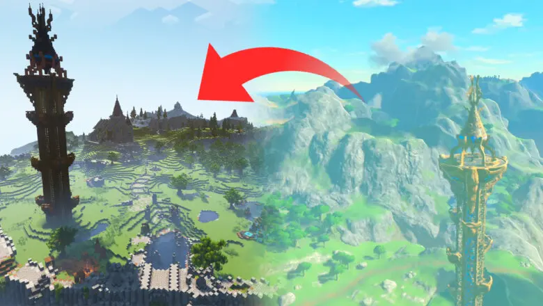 minecraft the legend of zelda breath of the wild