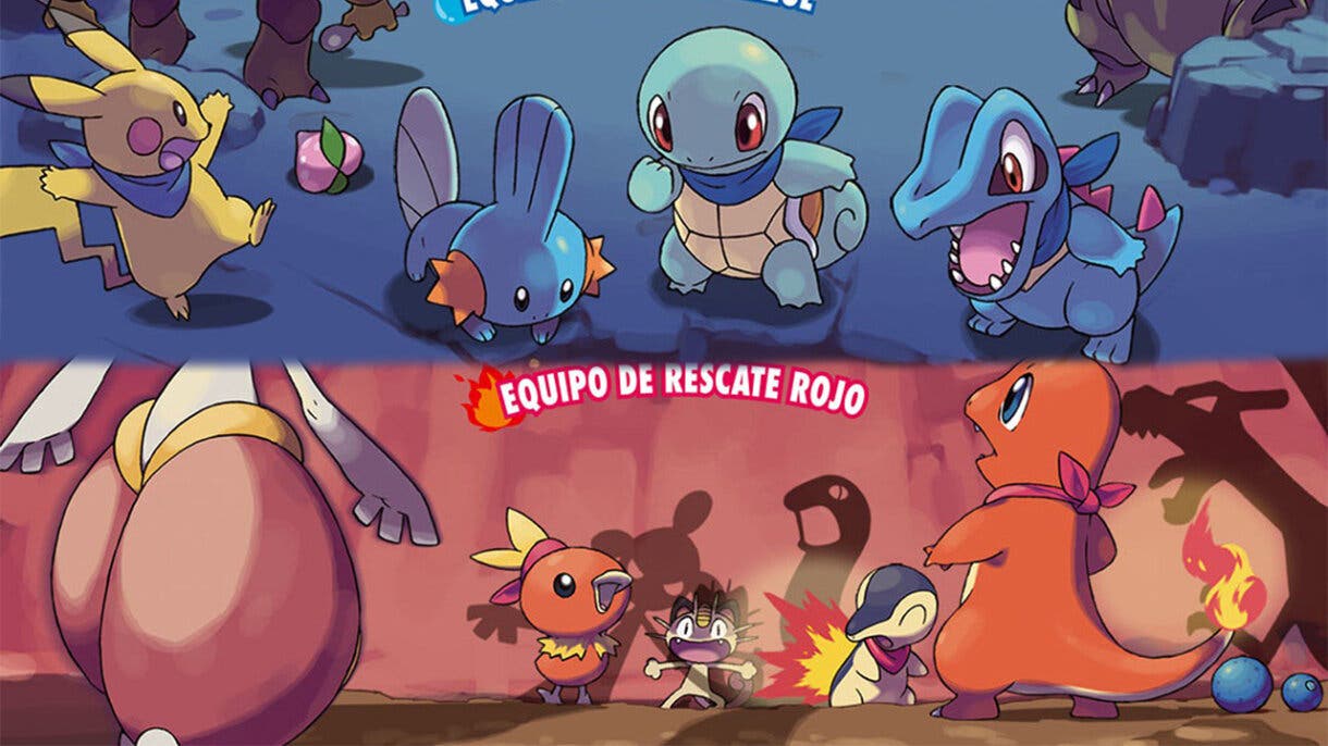 Pokémon Mundo misterioso: Equipo de rescate rojo y Equipo de rescate azul
