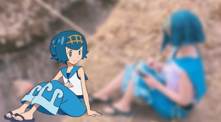 Imagen de Nereida se va de pesca con Popplio en este cosplay de Pokémon