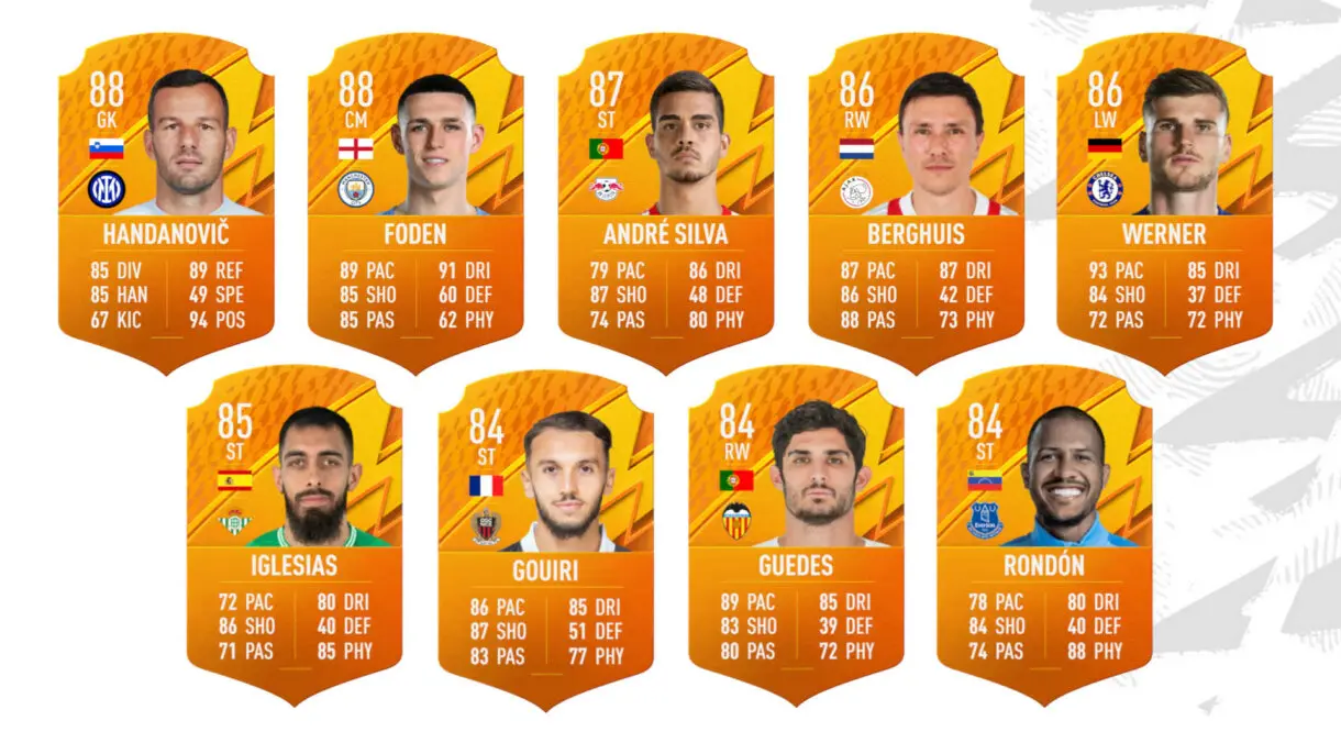 Nueva tanda cartas MOTM (primera parte) FIFA 22 Ultimate Team