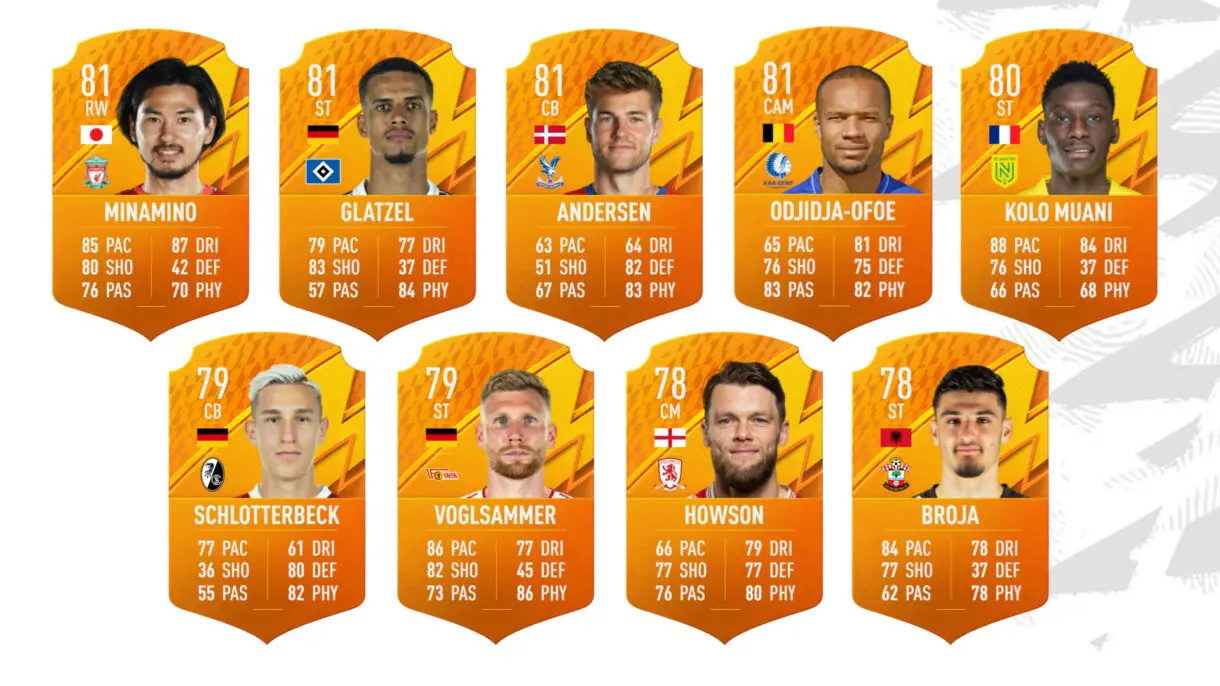 Nueva tanda cartas MOTM (segunda parte) FIFA 22 Ultimate Team
