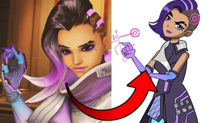 Imagen de Fan de Overwatch cambia el estilo de sus personajes basándose en series de dibujos animados