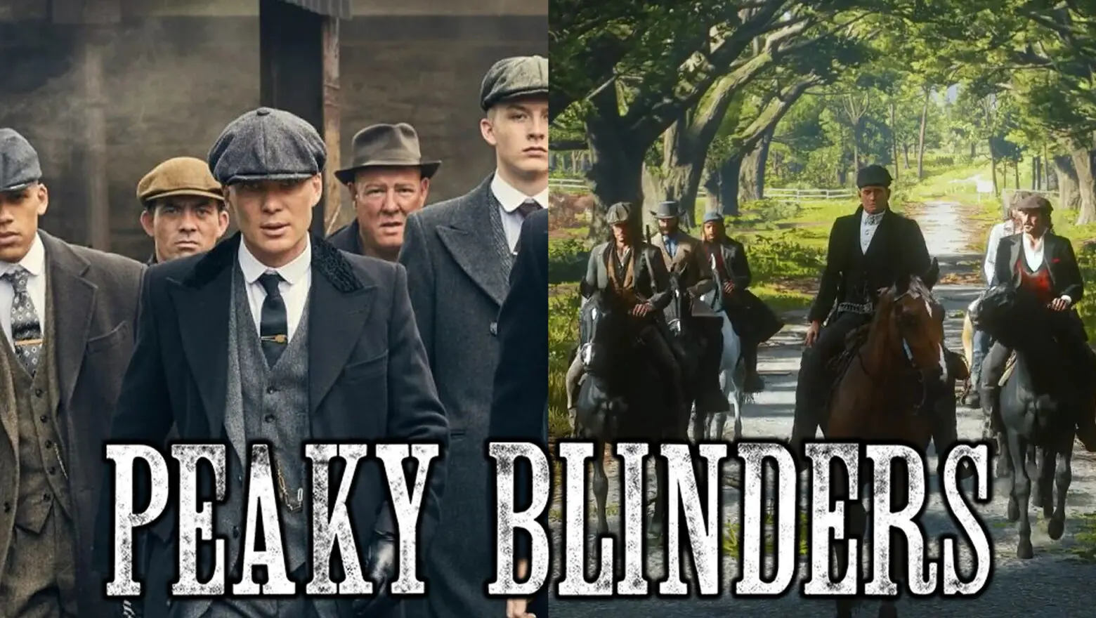 La recreación de Peaky Blinders en Red Dead Redemption 2