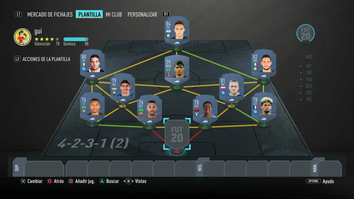 plantilla objetivos paqueta fut birthday fifa 20
