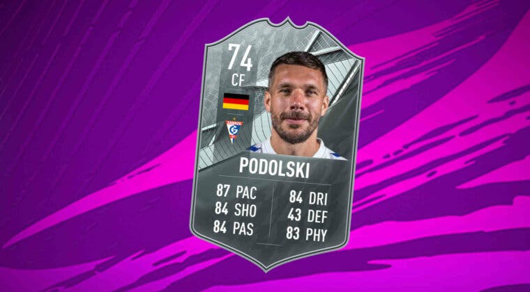 Imagen de FIFA 22: Lukas Podolski aparece como Estrella de Plata gratuito y estos son sus números