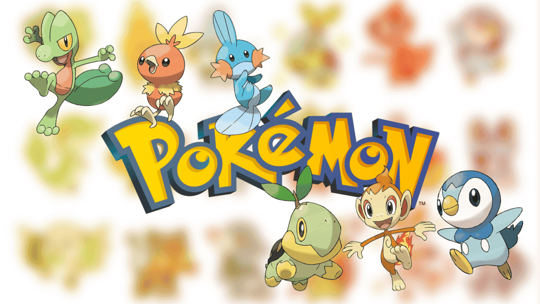 Este fan art de Pokémon reúne a todos los iniciales todas generaciones