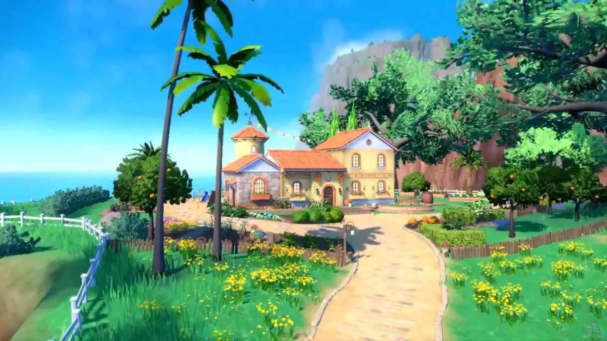 Posible laboratorio pokémon en pokémon escarlata